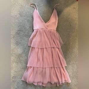 FORE Pink Tulle Dress